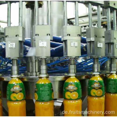 Hocheffiziente Fruchtsaft -Orangensaftproduktionslinie